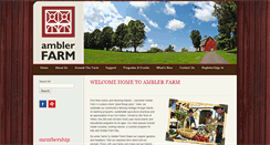 Desktop Screenshot of amblerfarm.org